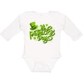 thumbnail image 3 of Inktastic St. Patrick's Day Hand Lettering with Green Top Hat Boys or Girls Long Sleeve Baby Bodysuit, 3 of 5