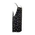 thumbnail image 3 of Vestido George Talla 6 de Mezclilla sin Mangas con Bolsas Diseño Floreado Negro, 3 of 4