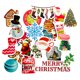 thumbnail image 3 of Pegatinas de Navidad JAMW 100 pegatinas de vinilo impermeables, 3 of 5