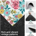 thumbnail image 3 of Pioneer Flower Floral Print Pattern Kitchen Rugs Sets Of 3,Kitchen Runner Rugs Non Skid Washable,Decorative Kitchen Floor Mats for Kitchen,Sink,Laundry,17"x30"+ 17"x47" + 17"x59", 3 of 6
