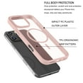 thumbnail image 6 of Magnetic for iPhone 16 Case with Tempered Glass Screen Protector, Compatible with MagSafe Military Grade Drop Protection Shockproof Phone Case Rugged Cover for iPhone 16 - Pink, 6 of 9