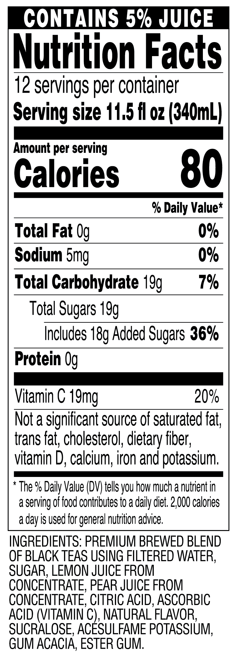 AriZona Arnold Palmer Lite Half & Half Iced Tea Lemonade - 11.5 fl oz (pack of 12)