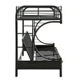 ACME Eclipse Twin/Full/Futon Bunk Bed, Black
