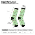 thumbnail image 2 of Fotbe Spring Gnome Pattern Long Socks for Men & Women – Breathable & Stretchy Compression Socks, Ideal for Running, Travel, and Everyday Wear Size 5-11, 2 of 6