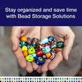 thumbnail image 5 of Elizabeth Ward Bead Storage Solutions 82 Piece Craft Supplies Organizer (2 Pack), 5 of 11