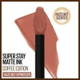 thumbnail image 4 of Maybelline SuperStay Matte Ink Liquid Lipstick, Coffee Edition, Hazelnut Hypnotizer, 0.17 fl. oz., 4 of 12