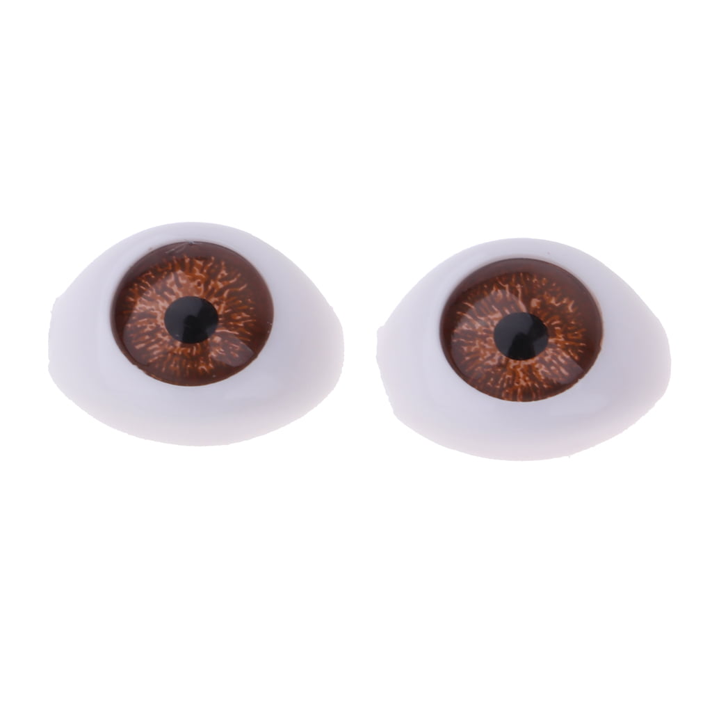 DeepBrown Iris&Black Pupil Details about   Perfect 10mm Glass BJD Eyes for 1/6 BJD Doll 