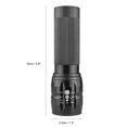 thumbnail image 4 of Monstrate LED Flashlight Strobe Anti-skidding Torch Flashlights Hiking Waterproof Alloy Torches Fishing Electric Brightness Aluminum Type3 NO3, 4 of 6