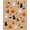 Beige, Pattern 6, variant on Design&I 8'x10' Washable Area Rug Beige Orange Whimsical Halloween Themed Design Charming Autumn Motifs with Playful Cats for Dining Room, Large Office, Lounge, Snag-Free