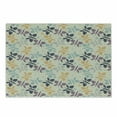 thumbnail image 1 of Butterfly Cutting Board, Pastel Colored Spring Time Inspired Pattern Butterfly Silhouettes and Blossoms, Decorative Tempered Glass Cutting and Serving Board, Small Size, Multicolor, by Ambesonne, 1 of 1