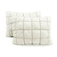 thumbnail image 5 of Puff Comforter Set Pearl White 3Pc Set Full/Queen, 5 of 11