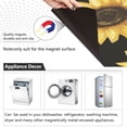 thumbnail image 4 of Yayeee Magnetic Dishwasher Cover for The Front Decoration Home Kitchen Machine Sticker Protector, Black Sunflower Pattern, 4 of 6