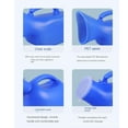 thumbnail image 4 of Portable Pe Handle Disability Old Man Helper Night Urinal Urinal Storage Mobile Urinal Urinary Bottle Toilet BLUE, 4 of 8