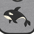 thumbnail image 4 of Inktastic Killer Whale Boys or Girls Baby Bib, 4 of 4