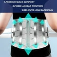 thumbnail image 4 of JIUFENTIAN Back Braces for Lower Back Pain Back Support Brace Waist Support Belt Waist Belt Back Pain 1 Pack, 4 of 8