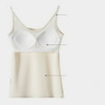 thumbnail image 7 of hotojiny Womens Summer Tops Comfortable Basic Sleeveless V Neck Cami Shirt with Built in Bra Going out Clothes, 7 of 7