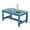 Navy, variant on SERWALL Outdoor Patio Coffee Table, 37.8" x 22.8" HDPE Weatherproof, Black