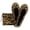 Deep leopard print, variant on Women's Foldable Ballet Flats – Portable Wedding Travel Dance Shoes with Carry Pouch (Deep leopard print S)