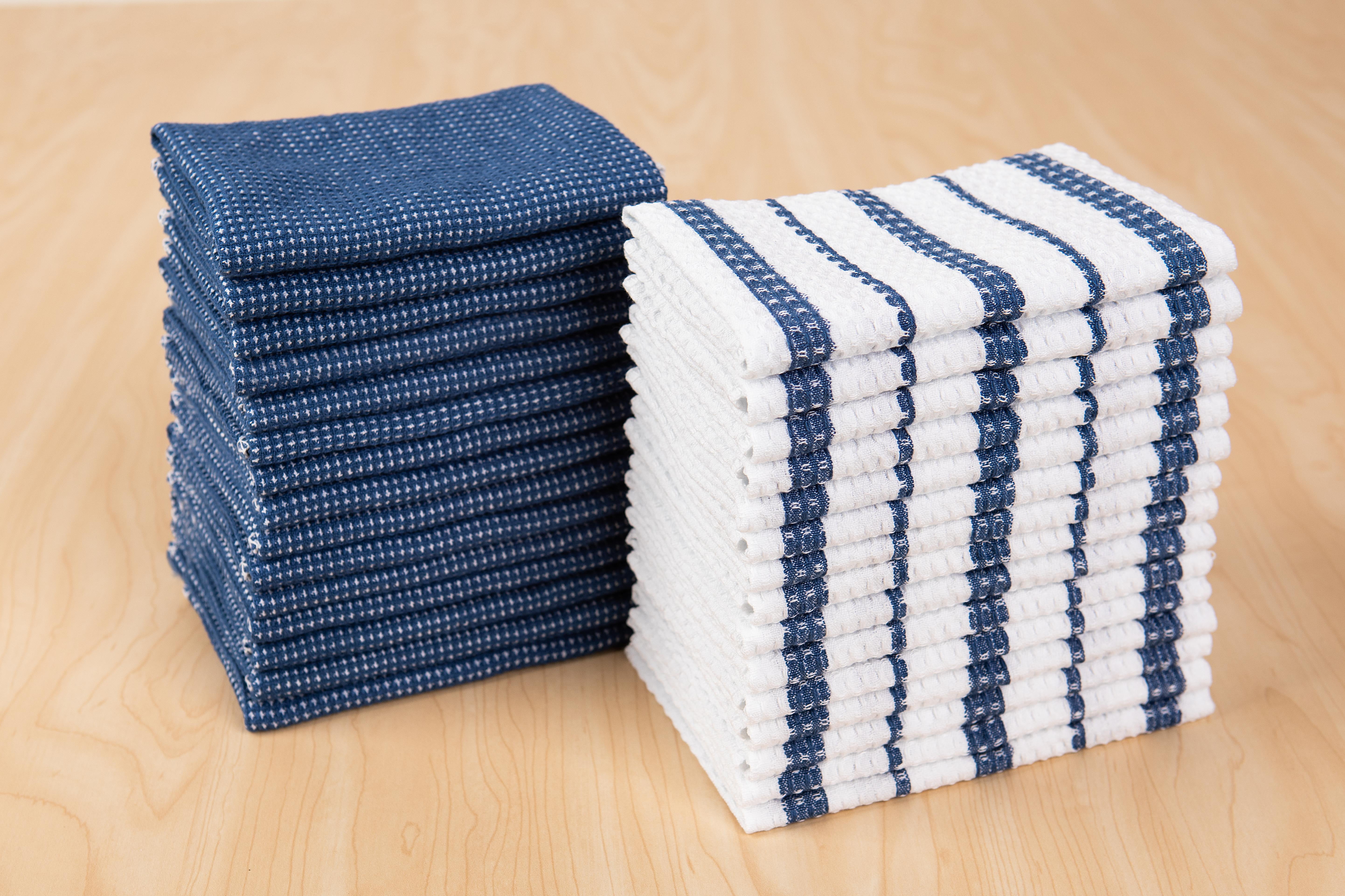 White & Blue Kitchen Towel – Archive New York