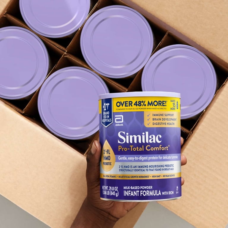 Free Shipping! Similac Pro-Total Comfort Powder Baby Formula 29.8