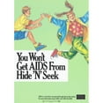 thumbnail image 2 of Anonymous 11x14 Gold Ornate Wood Frame and Double Matted Museum Art Print Titled - You Won't Get Aids from Hide and Seek (1990s), 2 of 4