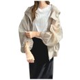 thumbnail image 2 of YueHuiYing Women's UPF 50+ Sun Protection Jacket Lightweight UV Cooling Hoodie Long Sleeve Summer Clothing for Outdoor Hiking, 2 of 9