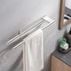 thumbnail image 3 of Toallas para Baño Toalla de Mano, Tira de Toalla de Mano, Tira de Toalla de Baño Autoadhesiva, Toallas de Mano Cepilladas de Acero Inoxidable Montadas en la Pared para Baño, 3 of 6