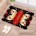 thumbnail image 5 of Ladybird Polyester Non-Slip Machine Washable Outdoor Floor Rug Chair Rugs Bath Rugs, 5 of 6
