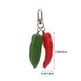thumbnail image 3 of TOWED22 Creative 3D Vegetable Key Chain Red Green Keychain Key Ring For Women Bag Pendant Decoration Gift(Red), 3 of 5