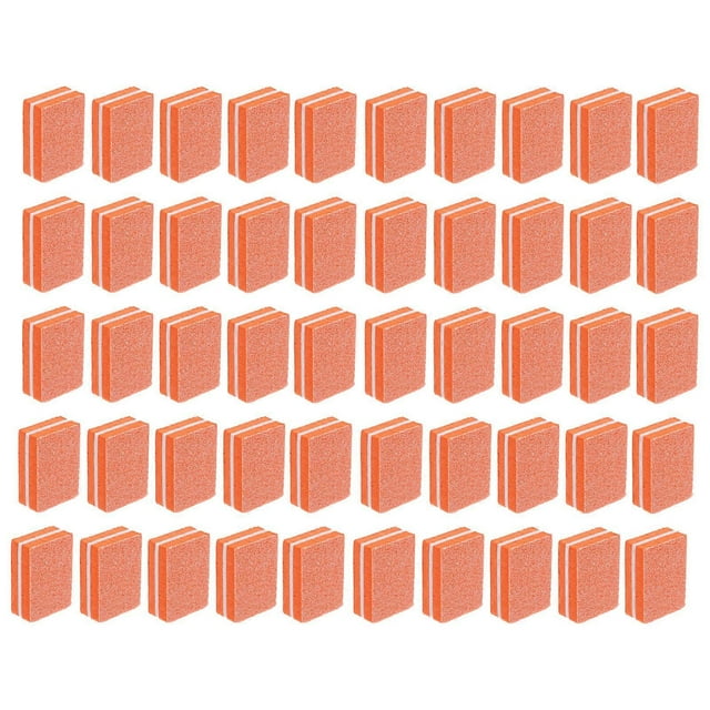 50Pcs Nail Sponge Files Manicure Files Mini Sponge Nail Buffer Blocks for Salon