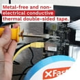 thumbnail image 2 of XFasten Thermal Tape, Double Sided Adhesive Tape for Electrical Insulating, 1 Inch x 90 Feet, 2 of 7
