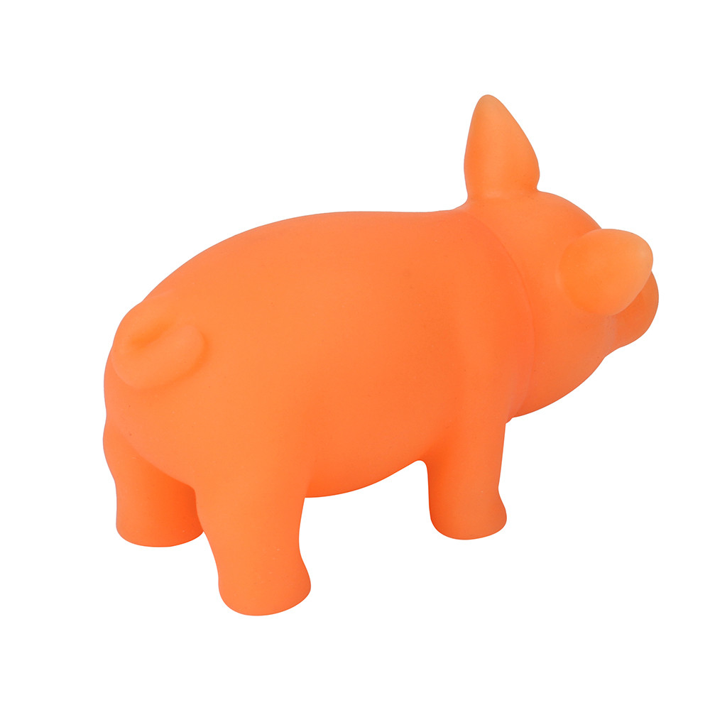 Novelty Toys 8CM Cute Shrilling Pig Squeaky Rubber Pig Toy Relax Toy