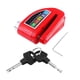 thumbnail image 5 of Sistema de alarma de seguridad antirrobo para freno de disco de motocicleta, scooter y bicicleta, color rojo, 5 of 11