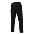 thumbnail image 5 of Mens Work Pants Water Resistant Ripstop Elastic Waist Outdoor Breathable Cargo Pants with Muti Tool Pockets Size XS-2XL Black, 5 of 5