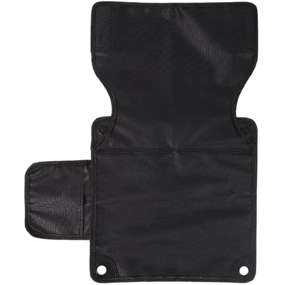 1pc Oxford Cloth Folding Chair Replacement Fabric Camping Chairs Repair Supplies Rectangle Black 551x460x1mm