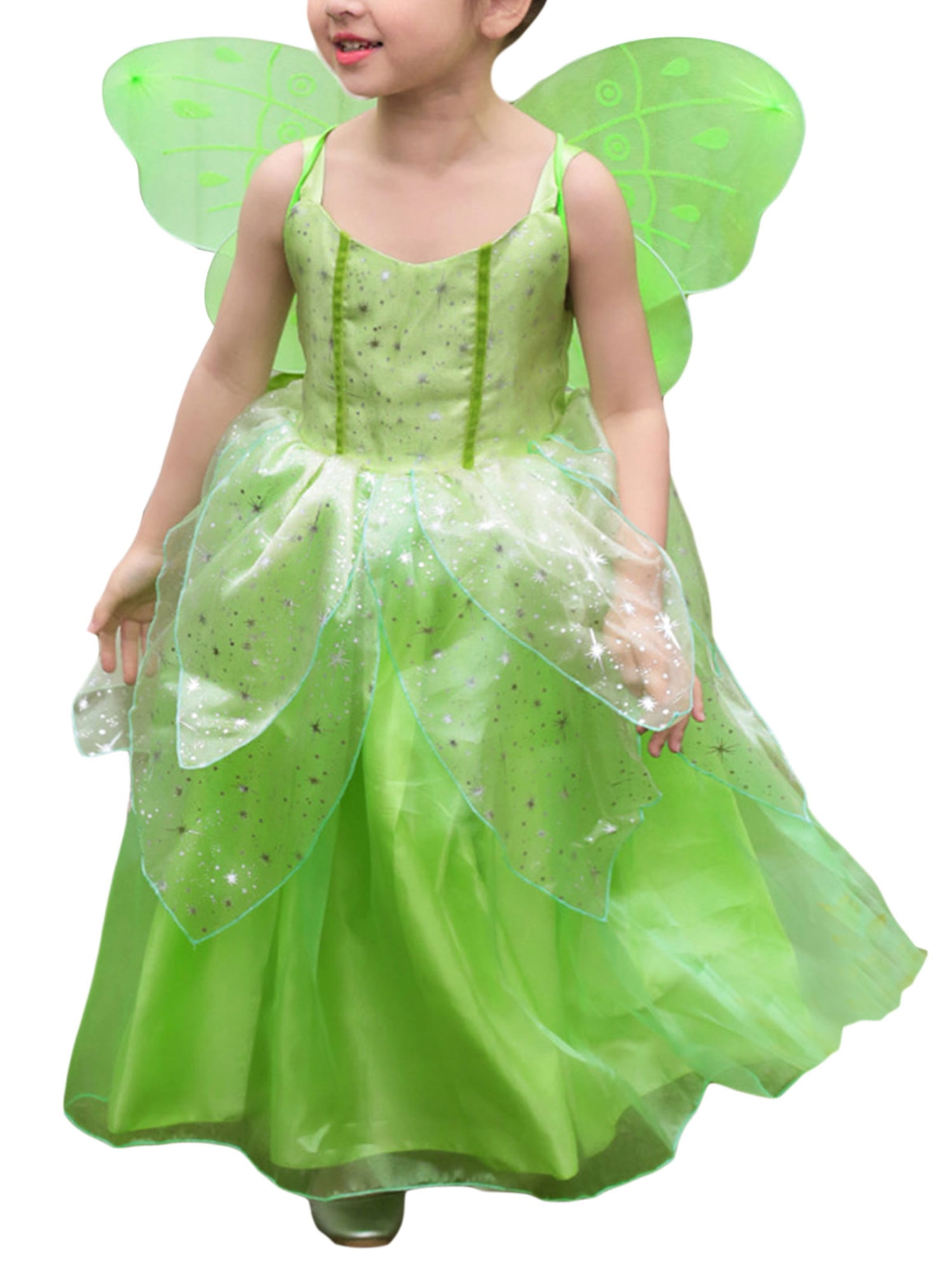 Douhoow Little Girls Fairy Princess Dress Halloween Cosplay Outfit with