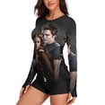 thumbnail image 2 of The Twilight Saga Women's Sunscreen Shirt Long Sleeve Workout Tops Crewneck Soft Comfy Tees Casual T-Shirt 2XL, 2 of 7