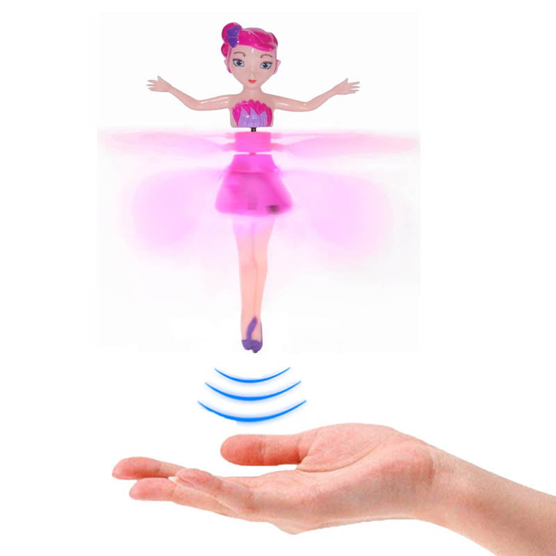 Flying Fairy Magic Doll Infrared Induction Control Dolls Xmas Gifts Princess 