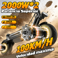 thumbnail image 2 of Scooter Eléctrico Honey Whale GT1 Negro, 2 of 8