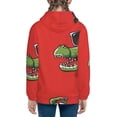 thumbnail image 6 of Pofeuu Cool Crocodile With Sunglasses Print Teenage Zipper Hoodie Sweatshirts Hooded Casual Jackets With Pocket For Boys Girls-Small, 6 of 6
