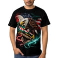 thumbnail image 4 of LAOLIUSN Men's American Flag Eagle T-Shirt, 3D Patriotic Graphic Tee, S-4XL, S-4XL, 4 of 7