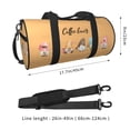 thumbnail image 2 of Fotbe Coffee Gnome (2) Bolsa Deportiva de Lona Plegable con Estampado, Bolsa de Gimnasio con Bolsillo Seco/Húmedo, Bolsa de Viaje Ultraligera de Gran Capacidad, 2 of 6