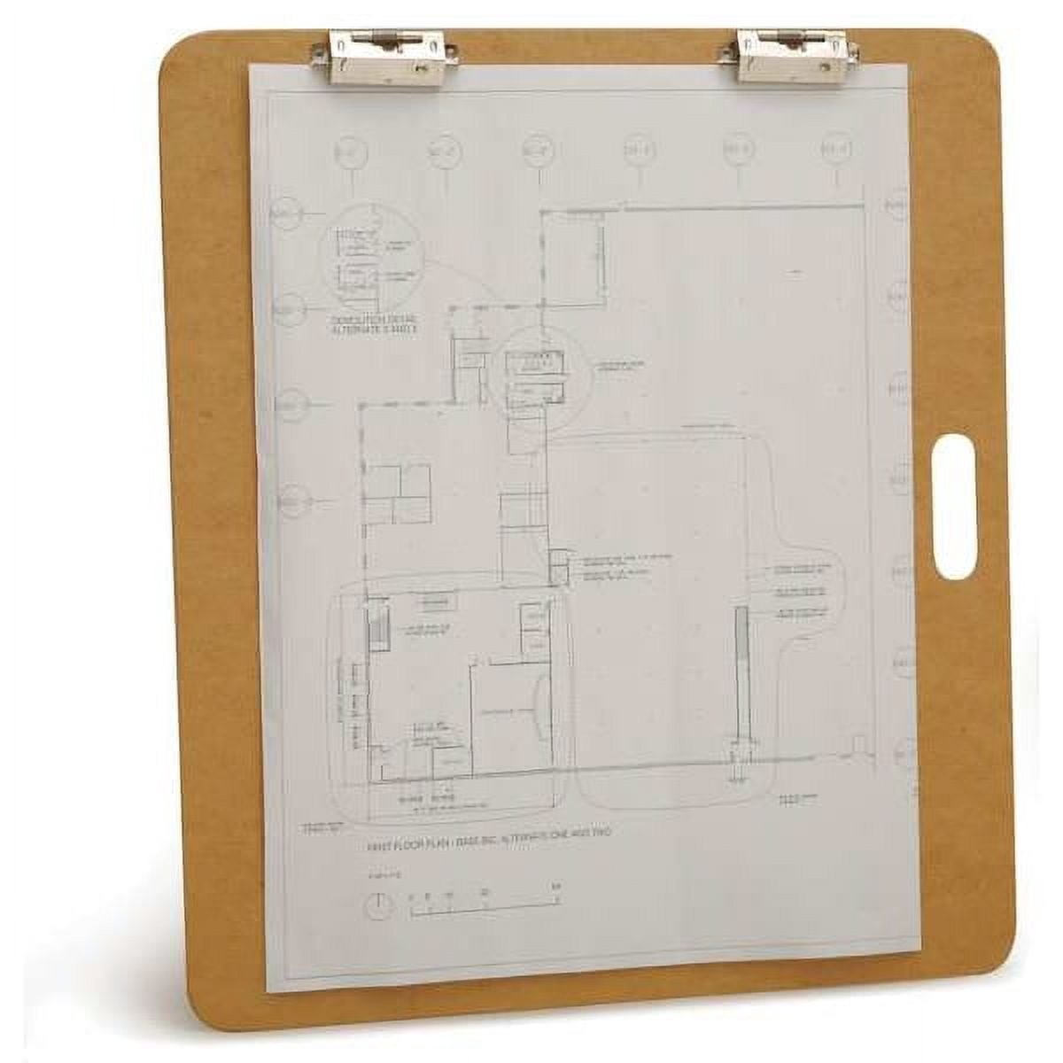 SAUNDERS 5607 23"x 26" Clipboard, Brown
