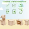 thumbnail image 4 of PlanToys® Kitchen Classic Set for Montessori Inspired Role Play | Pretend Cooking, Social Interaction and Practical Life Exploration | Eco Friendly Wooden Kitchen for Imaginative Learning, 4 of 9