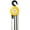 Yellow#2, variant on Chain hoist 2200lbs 1T capacity 10ft wIth 2 heavy duty hooks,Manual chain hoist steel construction,Yellow,