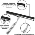 thumbnail image 2 of Shower Squeegee, Stainless Steel Bath Squeegee Glass Squeegee Bathroom, 2 of 4