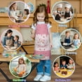 thumbnail image 4 of Boys Girls Kids Apron with Pocket,Hello Kawaii Cat Cute Adjustable Child Neck Strap and Bib Funny Aprons Kitchen Toddler Aprons for Cooking Baking, 4 of 6