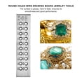thumbnail image 1 of Clina Gold And Silver Pull Board Round Holes Wire Drawing Board Metal Drawplate Jewelry Tools Decorations Accessory, 1 of 8