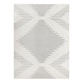 thumbnail image 2 of Unique Loom Kai Collection Area Rug - Warrior (9' 10" x 13' Rectangle Ivory and Gray), 2 of 6