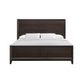 thumbnail image 3 of Pemberly Row Contemporary 79"W King Panel Wood Bed in Merlot, 3 of 9